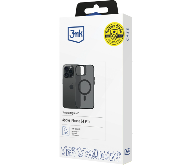 3mk Smoke MagCase Blue do Apple iPhone 16 - 1482168 - zdjęcie
